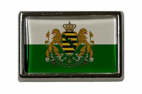 U24 Pin Königreich Sachsen Flaggenpin Anstecker Anstecknadel Fahne Flagge