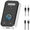 Ankilo Neueste AUX Bluetooth Adapter Auto, Bluetooth 5.3 Empfänger, Freisprechanrufen, USB Type-C, Drahtloser Bluetooth Musik Receiver mit 3,5 mm Klinken, für Stereoanlage Lautsprecher Kopfhörer