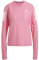 adidas Women's Own The Run Long Cuff Sleeve Tee, Pink Fusion, S