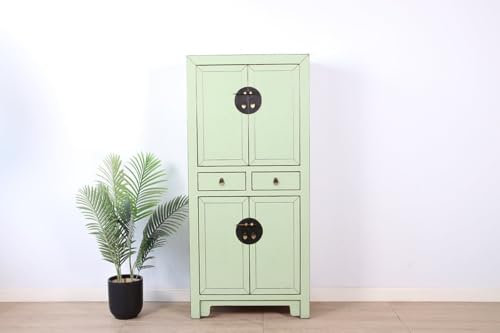 Yajutang Chinesische Kommode Hochzeitschrank Mssivholz Mint