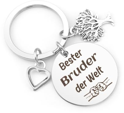 Bruder Geschenk Bruder Geschenke für Bruder Geschenk Bruder Weihnachten Bester Bruder Geschenk Geschenkideen für den Bruder Geschenk Bruder Geburtstag Schlüsselanhänger Valentinstag Danke Abitur