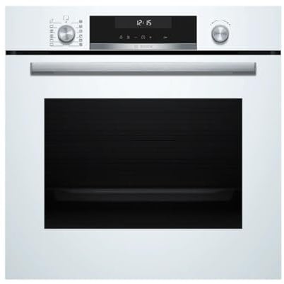 Bosch - Horno Multifunción Pirolítico, Serie 6, 60 cm. de ancho, Air Fry, Home Connect, Blanco, HBG578EW7