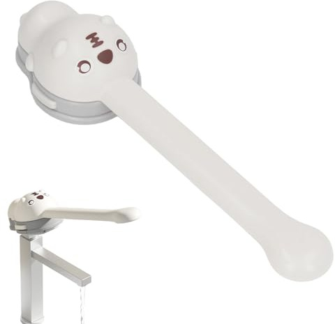 Prolunghe Per Maniglia Per Rubinetto, Prolunga Per Maniglia Per Lavandino, Prolunga Per Rubinetto Per Cartoni Animati, Prolunga Per Rubinetto Per Bambini Piccoli (Bianco)