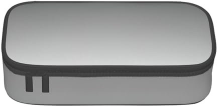 Evengigy Federmäppchen mit Ombre-Aufdruck in Weiß bis Schwarz, tragbares Design, Reise-Make-up-Tasche, Geldbörse, Schwarz , Einheitsgröße, Kosmetiktasche