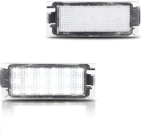 GSOWO LED Kennzeichenbeleuchtung für Merceds-Benz Citan Kombi 415 Smart Fortwo 453, [Langlebig & Effizient] Hochwertige Can-bus Fehlerfrei 18 SMD Nummernschildbeleuchtung, 2 Stücke