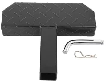 CDZHLTG Trittstufe für die hintere Anhängerkupplung, mit Stift, Stoßstangenschutz für Anhängerfahrzeuge 5 cm/1,97 Zoll Mund