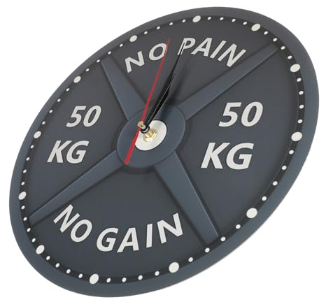 PartyKindom Acrylic Wall Clock Creative Fashionable Black Hanging Clock | Home Ornament, Multi-purpose Use, Modern Elegant Look, Suitable for Commercial Places and Home
