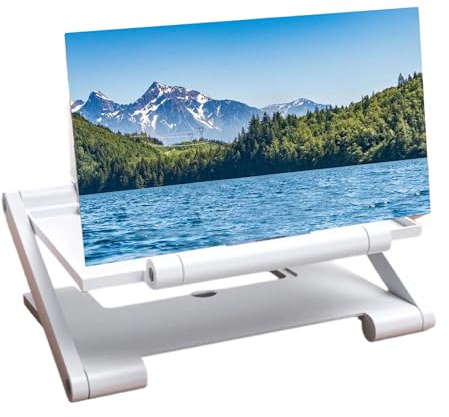 Screen Magnifier, Faltbar & Verstellbar, Handy Display Vergrößerer Mit Portablem Design Für Augenschutz,für Reisen, Home-Office Und Familienunterhaltung, Für Erwachsene