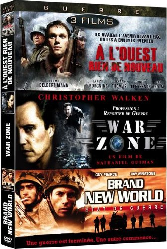 Coffret guerre, vol. 2 : à l'ouest rien de nouveau ; war zone ; brand new world [FR Import]