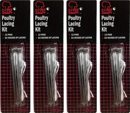 Poultry / Turkey Lacing Kit, Set of 4 Packs