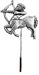 Ss05 Schütze Motiv auf Krawattennadel Hut Schal Kragen Mantel