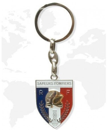 Opex Porte-Cle Métal Sapeurs Pompiers ECUSSON Blanc