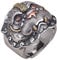 ForFox Vintage 925 Sterling Silber Chinesischer Mythischer Tier PIXIU Ring Feng Shui Schmuck für Herren Damen Offen und Verstellbar