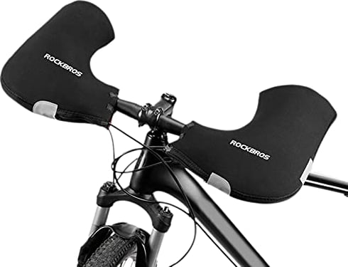doorslay Winter Fahrrad Lenker Warme Handschuhe Winddicht Fahrrad Fäustlinge Kaltes Wetter Pendeln Neopren Lenker Fäustlinge Handwärmer Wasserdicht Bar Handschuhe