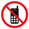 Aufkleber Verbotszeichen Handy/Smartphone verboten Schild Folie selbstklebend | Ø5-30cm Made in Germany, Größe: Ø10 cm