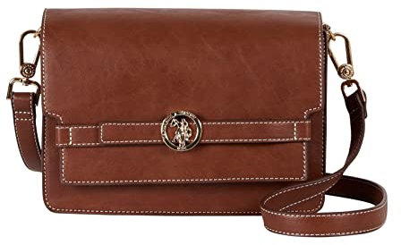 U.S. POLO ASSN. Argentario Flap Crossbody Bag Brown