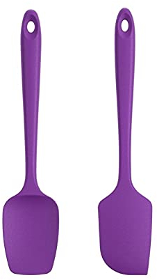 Spatola per dolci Spatola da cucina a 2 pezzi in silicone in silicone spatola spatola pasticceria utensile torta decorando la spatola a glassa per cucinare, cottura e miscelazione Spatola Cucina