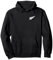New Zealand Fern Icon NZ Black Proud Kiwi Gift Pullover Hoodie