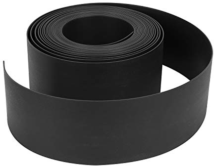 Daromigo Rasenkante Mähkante Rasen Gartenumrandung Beetumrandung Beeteinfassung Profilkante Pflasterstein Gartenpalisade(Länge 25m - Höhe 10cm, Schwarz)