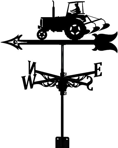 Simple et Solide Tracteur girouette sur Le Toit girouette girouette en Acier girouette Outils de Mesure girouette métal Ornement girouette.