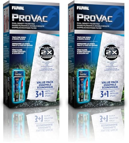 Fluval Pro Vac Ersatzfilterpatronen, 4 Stück (2er Pack)