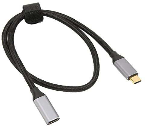 ASHATA USB C Cable 10Gbps, 100W Power Delivery, 4K Video USB C Extension Cable, Drone Controllers (0.5m/19.7in)