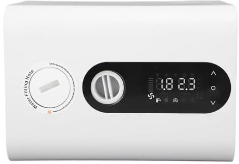 Wassererhöhungspumpe 5 m³ Pro Stunde, Selbstansaugende Wasserpumpeneinlass DN25-Umwälzpumpe für Solarwarmwasserbereiter-Waschmaschine (EU-Stecker 220 V)