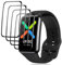 Jewloofa Vetro Temperato per OPPO Watch Free Pellicola Protettiva [4 Pezzi], Durezza 9H/Anti-Impronte, Vetro Pellicola Protettiva per OPPO Watch Free