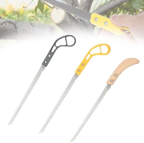 Outdoor Portable Hand Saw, Household Garden Small Hand Saw, Mini Wall Panel Rugged Wood Working Small Saw, 9 Inch Rugged Blade Hand Saw (3Pcs)