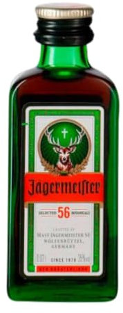 Licor de hierbas Caja de 24 unidades Mast Jäger Botellín Miniatura 5 cl
