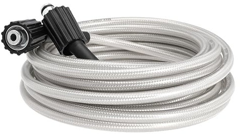 unrulysoul 308835074 Pressure Washer Hose Replacement for Ryobi RY141600 RY141612 RY141812G Electric Power Washer, 25FT Pressure Braided Hose (M22-14mm)