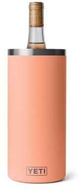 YETI Rambler Wine and Champagne Chiller, Stainless Steel Insulated, Lowcountry Peach