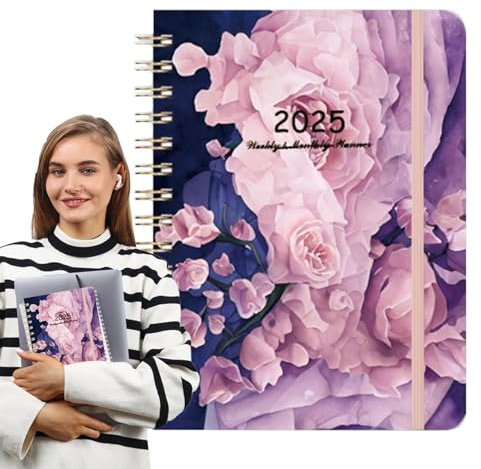 Akademischer Jahresplaner, 2025 Tagesplaner, Wochenplaner, Monatsplaner