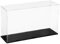 sourcing map Acrylic Clear Display Case for Collectibles Self-Assemble Display Clear Boxes with Black Base Dustproof Countertop Storage Box for Collectible Figures, 13.8 x 3.9 x 7.9 Inch