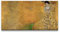Paul Sinus Wandbild 120x60cm Gustav Klimt Kunstwerk, Adele Bloch-Bauer I auf Leinwand, Farben, Gold, Kunst, Eleganz, Wanddekoration
