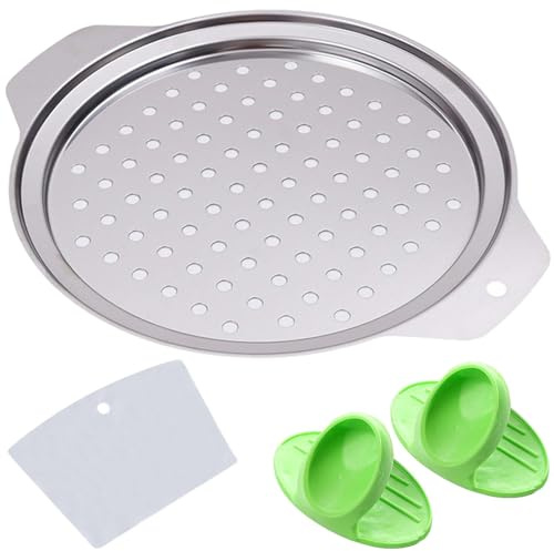 Spätzlesil av rostfritt stål, rund Spätzlesil för krukor (24–28 cm) – enkel och snabb tillverkning av Spätzle, Spätzler rivjärn med skumsked, med isolerade fingerlingar, för korta spätzle