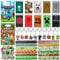 HYZMSZA 102 Stück Videospiel Party Mitgebsel, Kindergeburtstag Gastgeschenke, Give Away Gastgeschenk für Kindergeburtstag, Gamer Gastgeschenke Mitgebsel Set, Pixel Party Mitgebsel Kinder