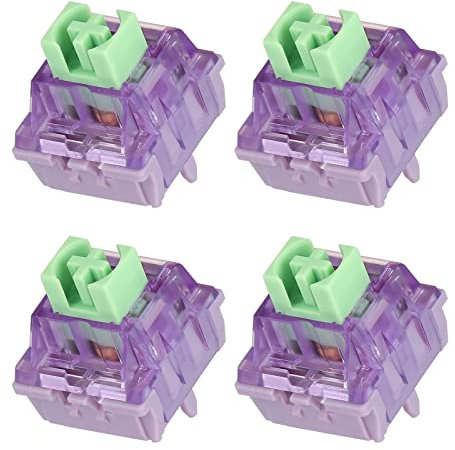 MEAKTSMI 4/10PCS DUROCK Linear Lupines Lube Switches 62g 50M Clicks Gold-plated Spring For MX Switches Mechanical Keyboard