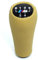 Easy Link Schaltknauf Schalthebel 5 Gang Beige Kompatibel mit BMW 1er 3er 5er 6er 7er Serie X3 X4 X5 Z4 Z5 Z8 E90 E91 E92 E93 E30 E36 E46 F30 E81 E82 E87 E88 F20 E60 E61 E28 E34 E39