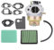 MeevrgR Kit carburatore tosaerba, ricambio completo per Honda HRX/HRB Series (include filtro aria, tubo carburante e 5 guarnizioni)
