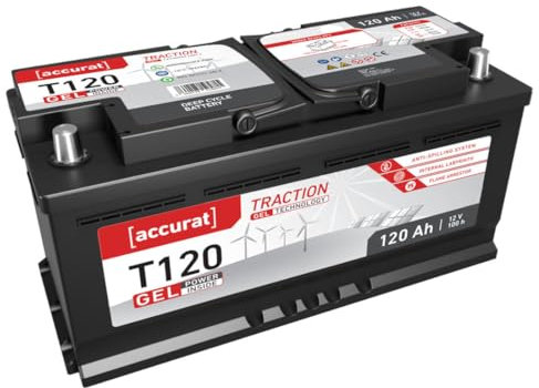 Accurat Traction T120 GEL Batterie 12V 120Ah Versorgungsbatterie
