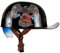 Retrò Caschi Cromwell Scodella Aperto Casco Portatile Mezzi Caschi Demi-Jet Mezzo Elmetto Moto Retrò Vintage Caschi Caschi DOTECE Omologato Casco A Scodella Per Moto Scooter 9,XXL:63-64CM