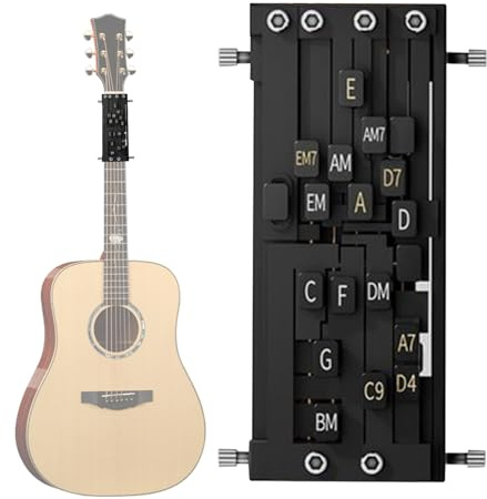 Ackordpressare Bärbart Gitarr Lärande System