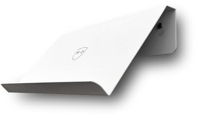 GAMESHIELDZ White Wall Mount & Free-Standing Tablet Holder – Steel Angled Stand for iPads, Android Tablets & Microsoft Surface – Dual Use Desk or Wall Bracket – UK Made