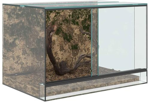 vidaXL Terrarium mit Speicher Transparent 60 x 40 x 40 cm Glas