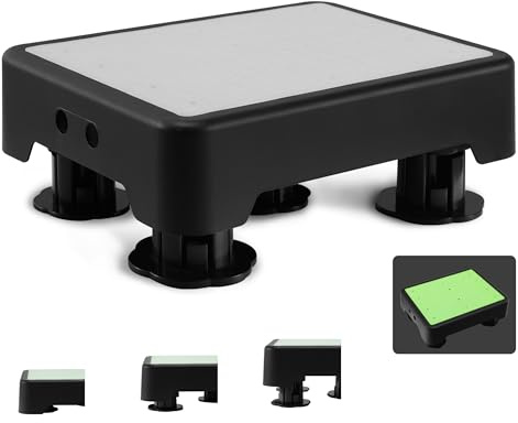 CHIKILLA 3 Adjustable Heights for Seniors 3.7-5.9 Inch, 650LBS | 3 Adjustable Heights, 3.7-5.9 Inch, Non-Slip Rubber Platform, Glow-in-the-Dark