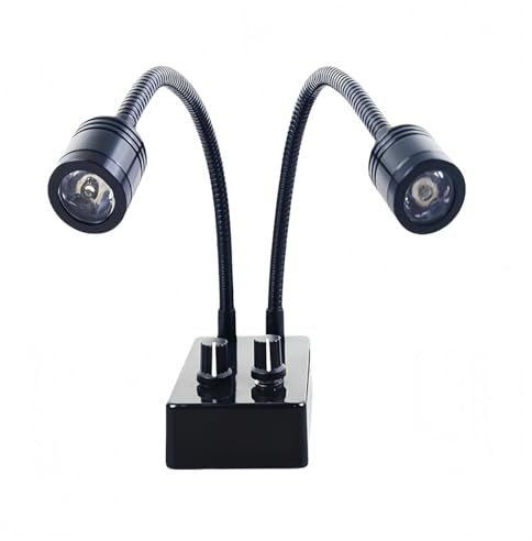 Ticha Dual Button Mikroskop Scheinwerfer, USB-Schreibtisch Dual Schwanenhals Lichter Für Reparatur Löten PCB Labor