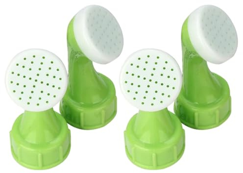 GALPADA 4pcs Bottle Cap Sprinkler Nozzle for Watering Plants and Flowers, Plastic Material with Smooth Surface and Easy to Operate Design, for Gardening Use