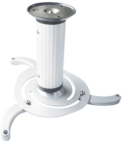 My Wall H16-2WL Support de plafond pour projecteur charge max. 10kg, écart plafond/support 145-210 mm Blanc