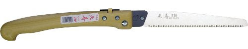 Japanische Klapp-Baumsäge mit Holzgriffe und auswechselbares Blatt 21 cm - Tenju FS-210 Made in Japan